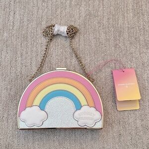 Stoney clover lane target rainbow clutch crossbody bag
